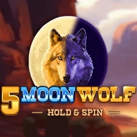 Official Slots logo: 5 Moon Wolf by Apparat Gaming at SpinMaya Casino