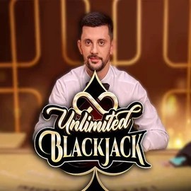 Unlimited Blackjack slot icon by Ezugi, available at SpinMaya Casino